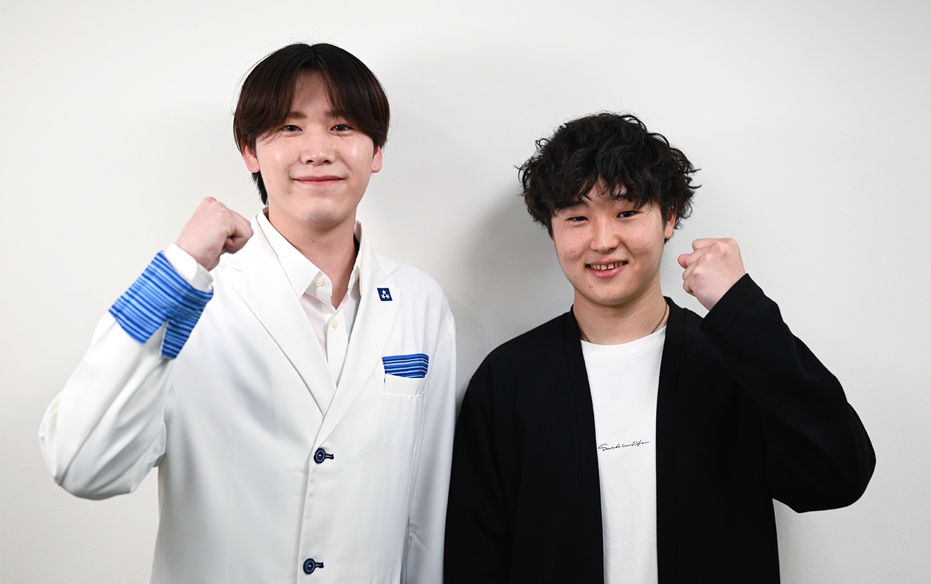 画像:Iさん&土橋先生