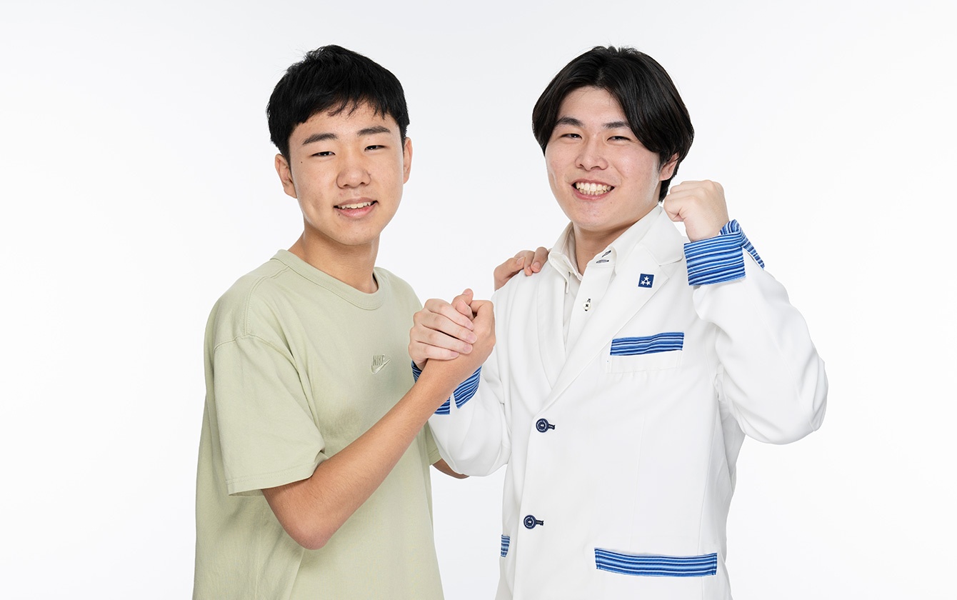 画像:小澤さん&上根先生